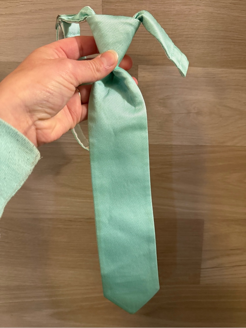 Boys' Mint Green Adjustable Tie - Brand Unknown